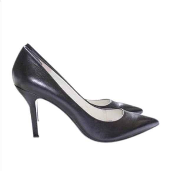 Nine West Shoes - ⬇️$60 Nine West Black Leather Pointed Toe Heels